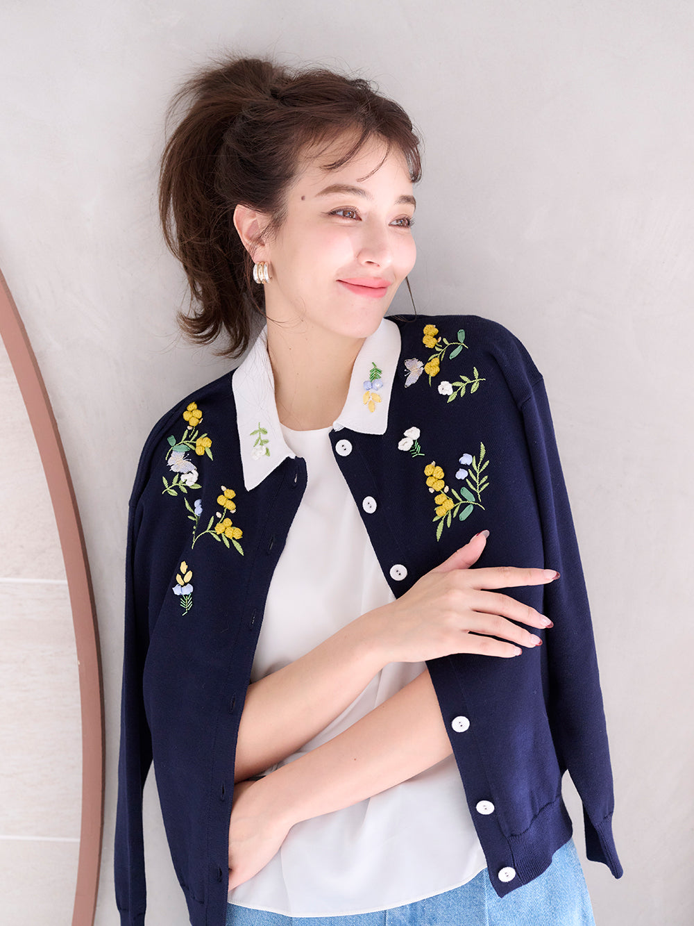 ミモザポロカーディガン｜【公式】Chestyオンラインショップ