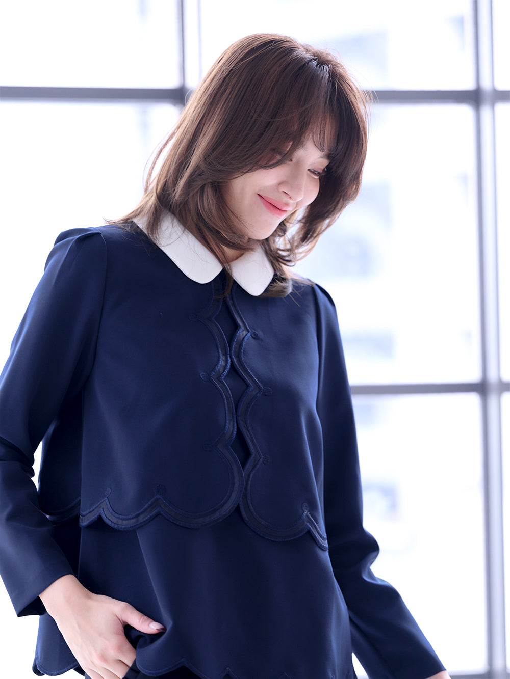 スカラップトップス