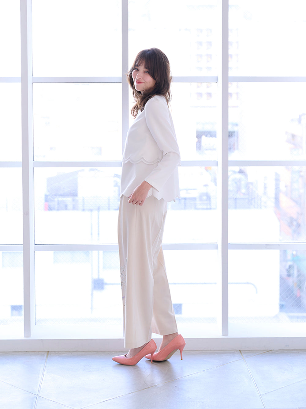 スカラップトップス