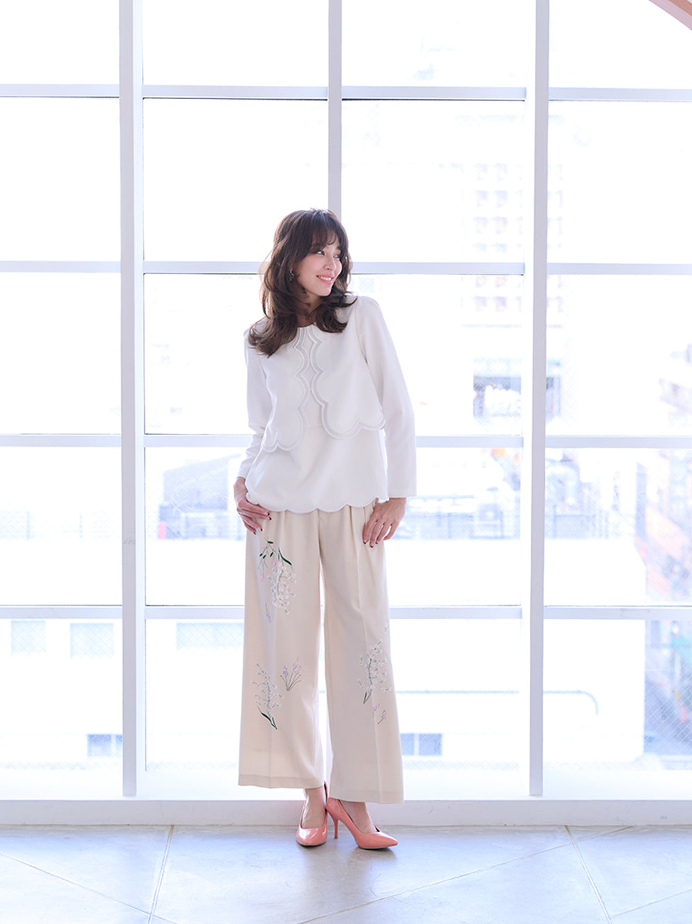 スカラップトップス