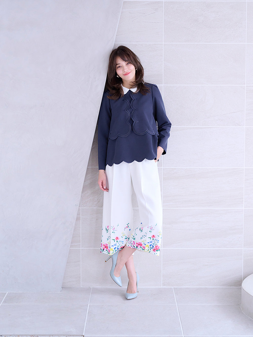 スカラップトップス