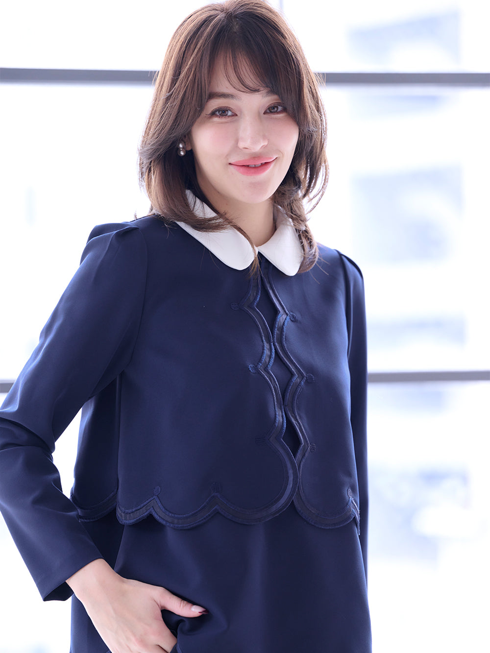 スカラップトップス