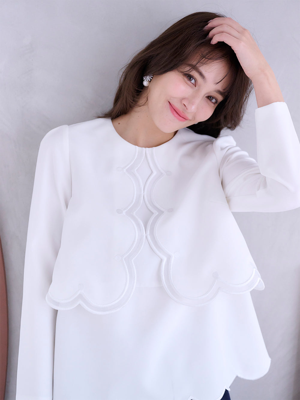 スカラップトップス