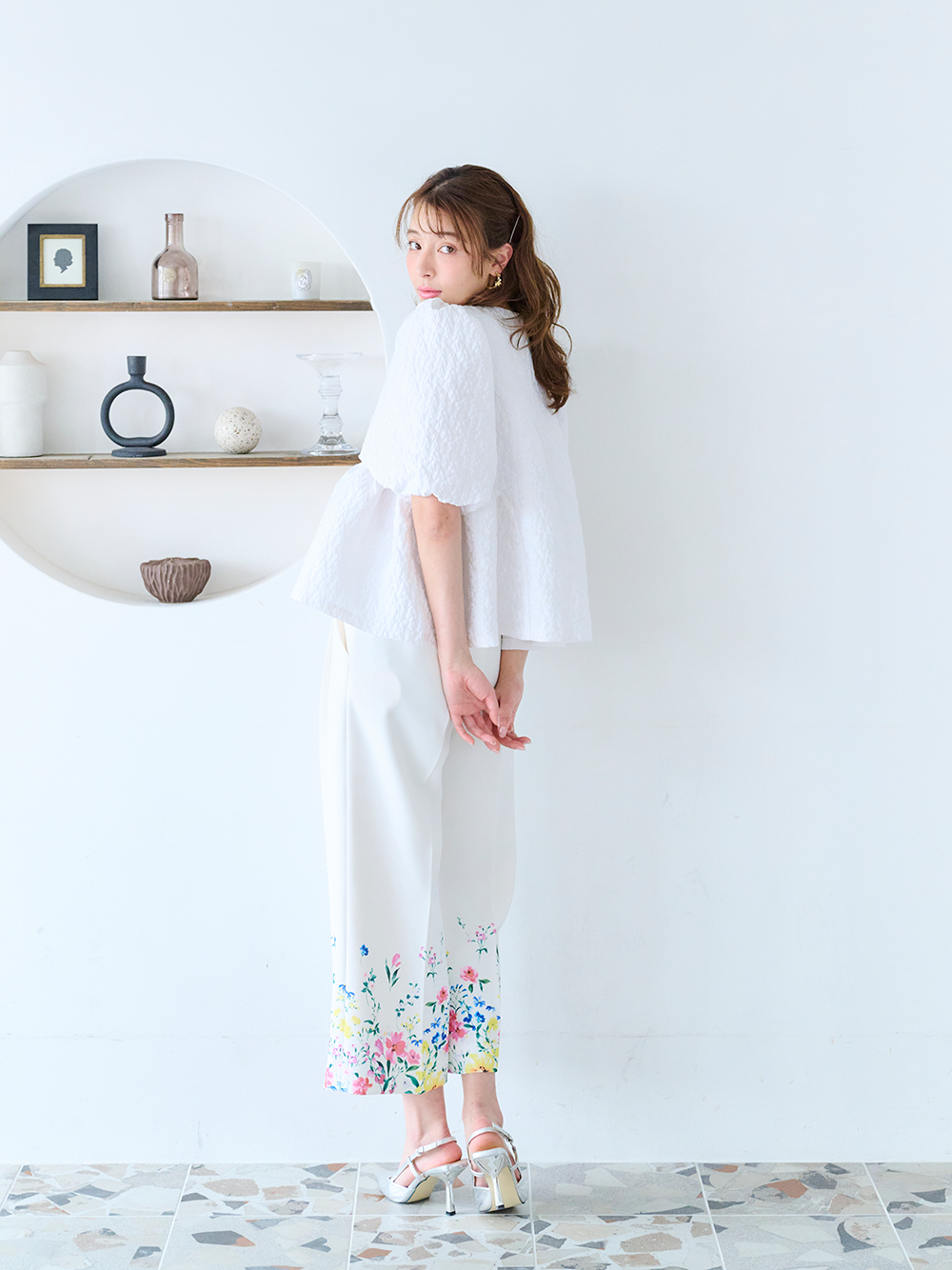 ジャガードトップス