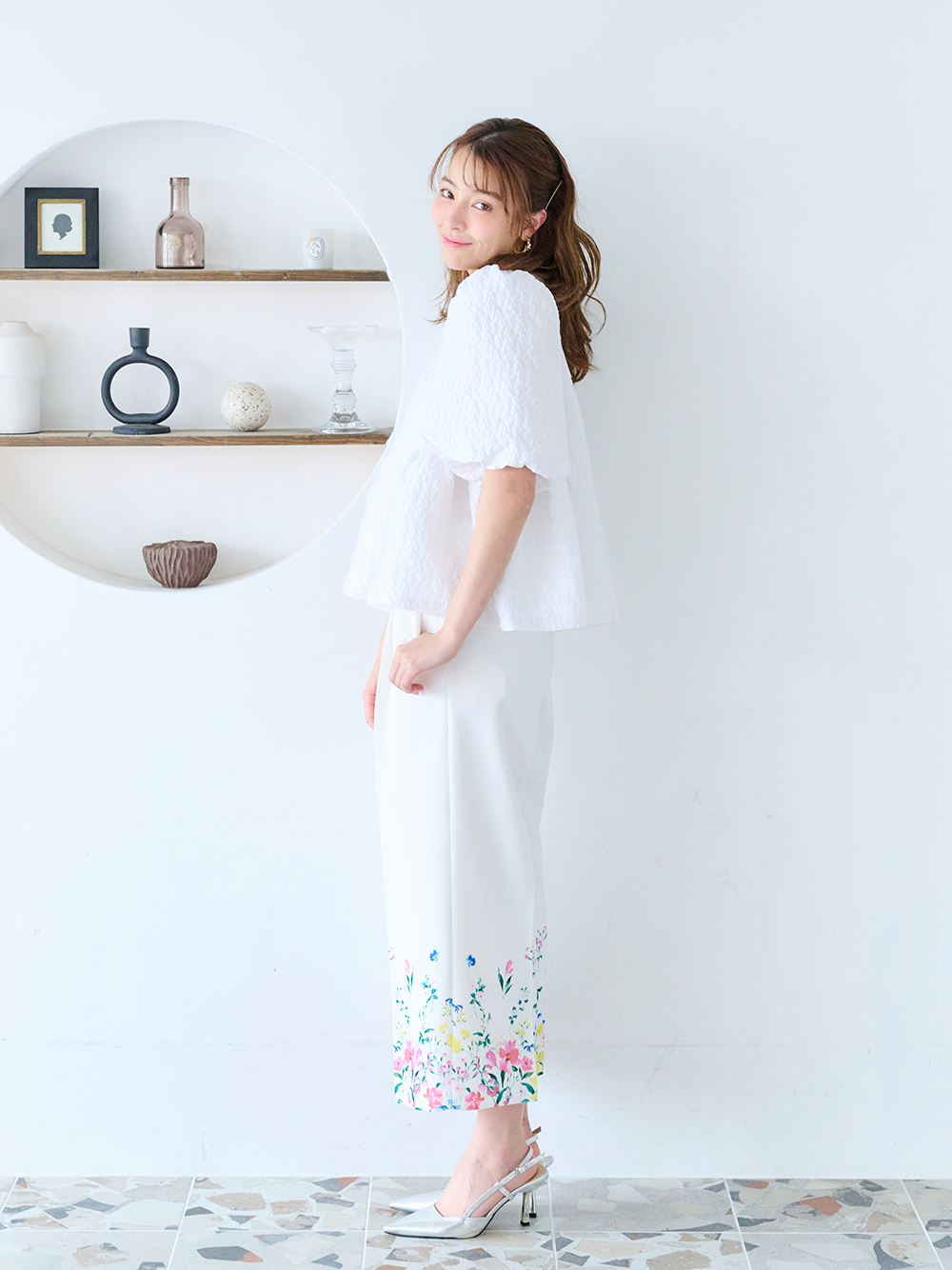 ジャガードトップス