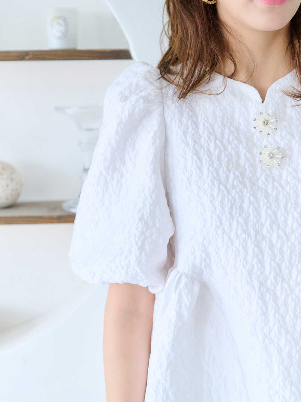 ジャガードトップス