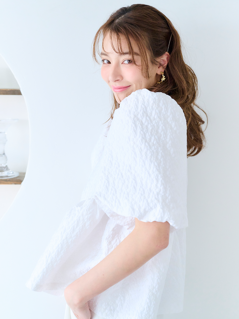 ジャガードトップス