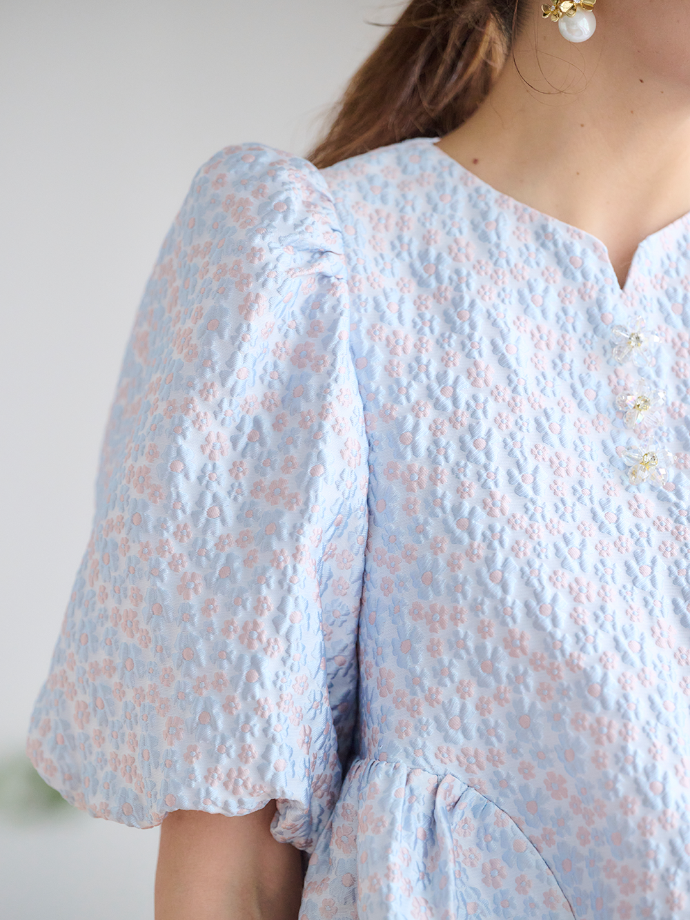 ジャガードトップス