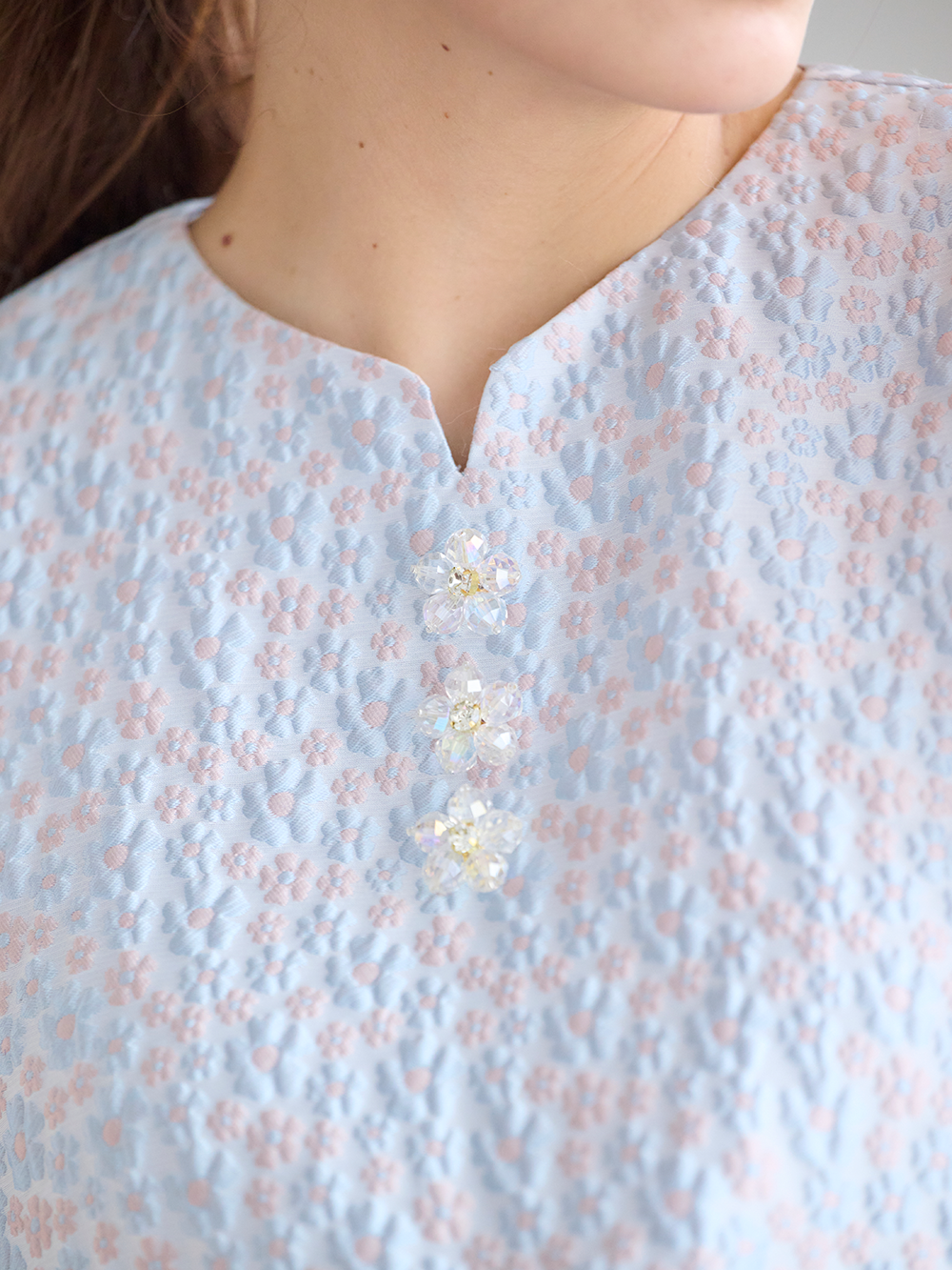 ジャガードトップス