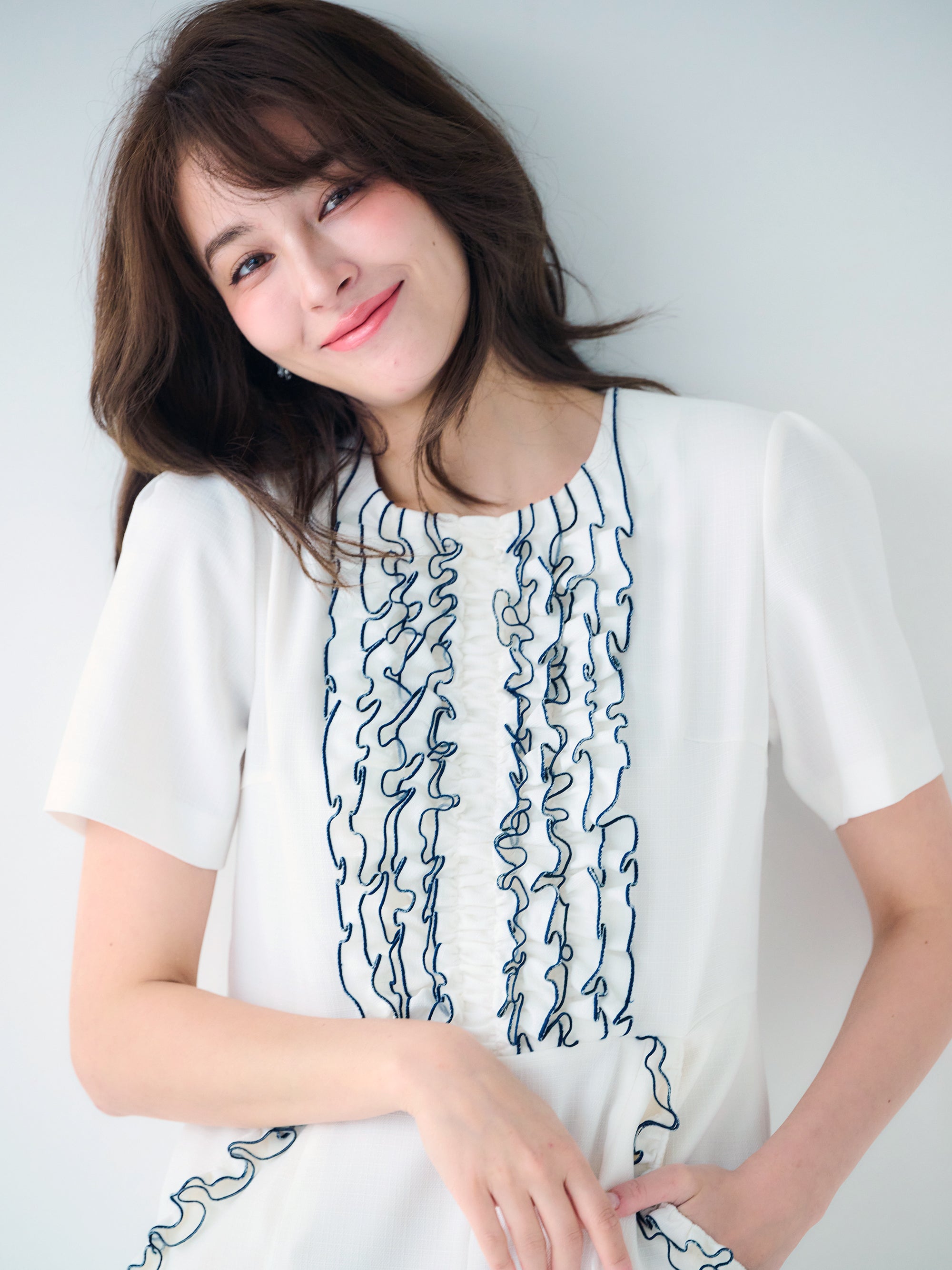 フリルジャンプスーツ