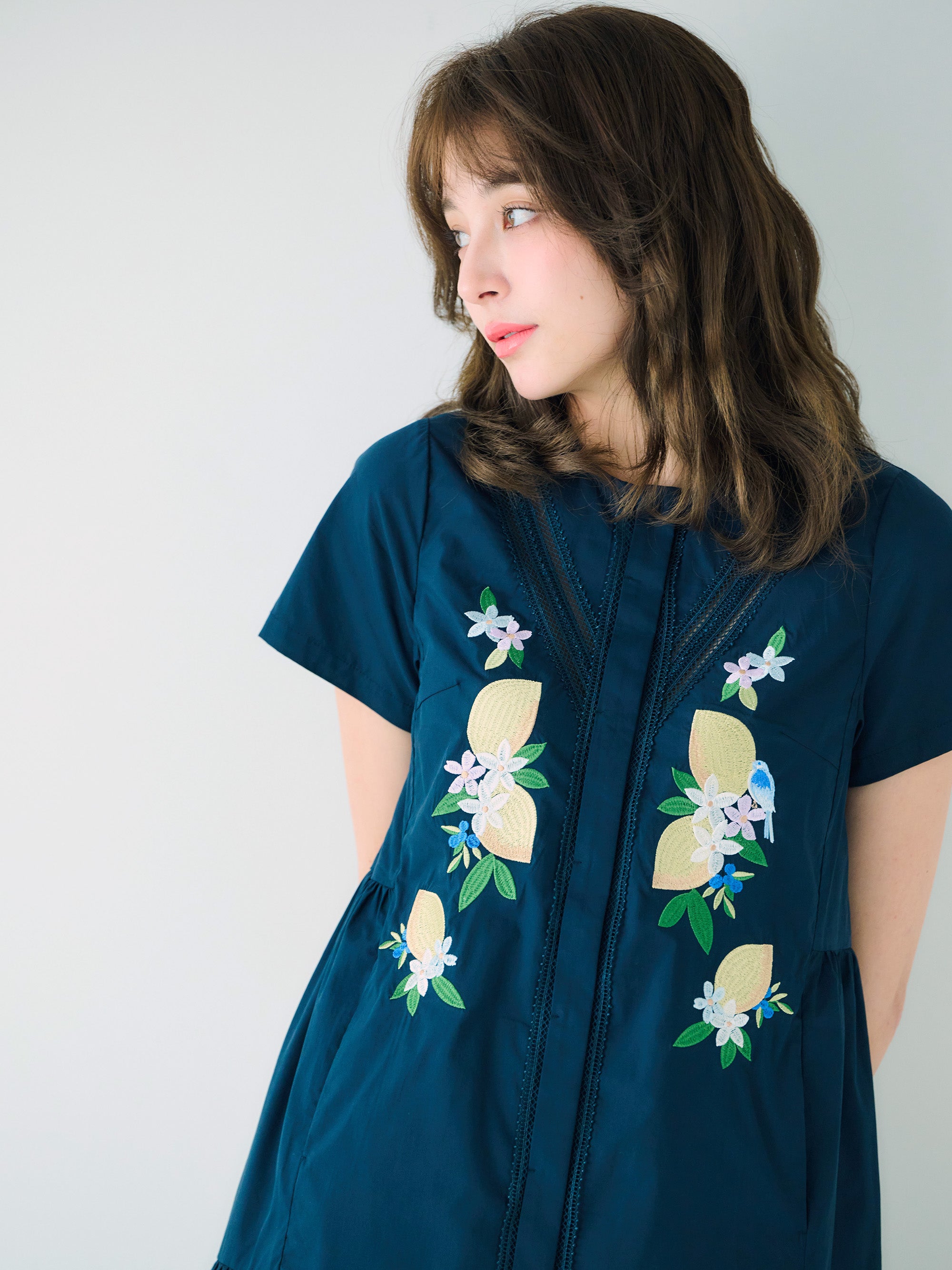 レモンシャツワンピース