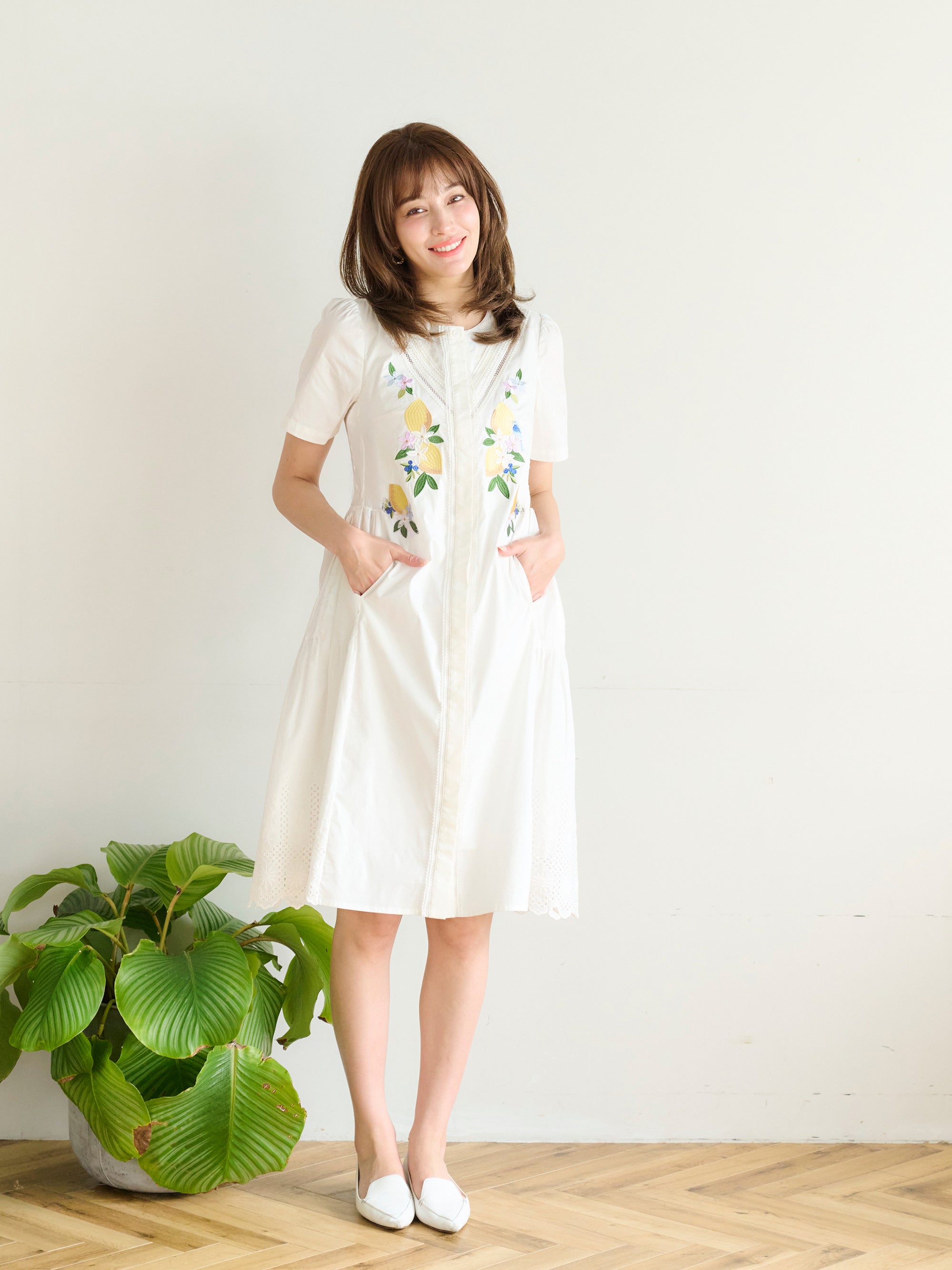 レモンシャツワンピース