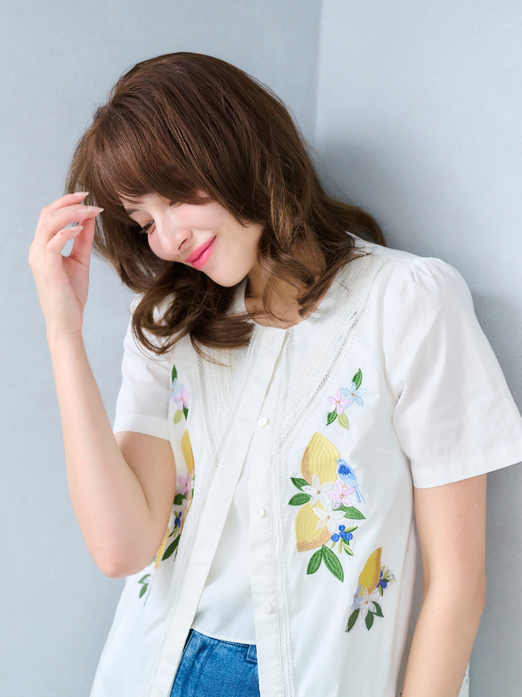 Chesty レモン柄アンサンブル Chesty - チェスティ Chesty レモン アンサンブルの通販 by key's shop
