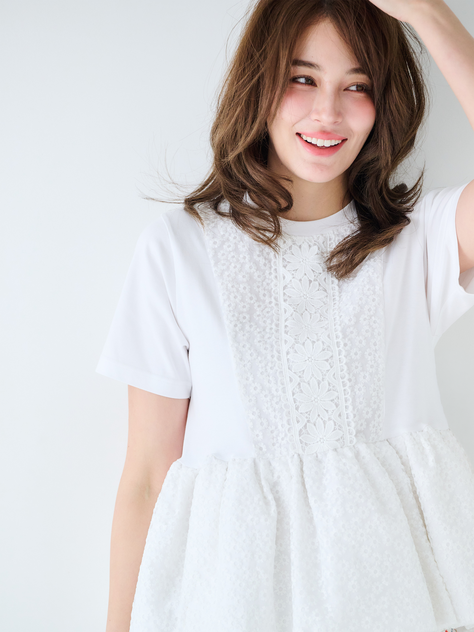 レースバルーンTシャツ