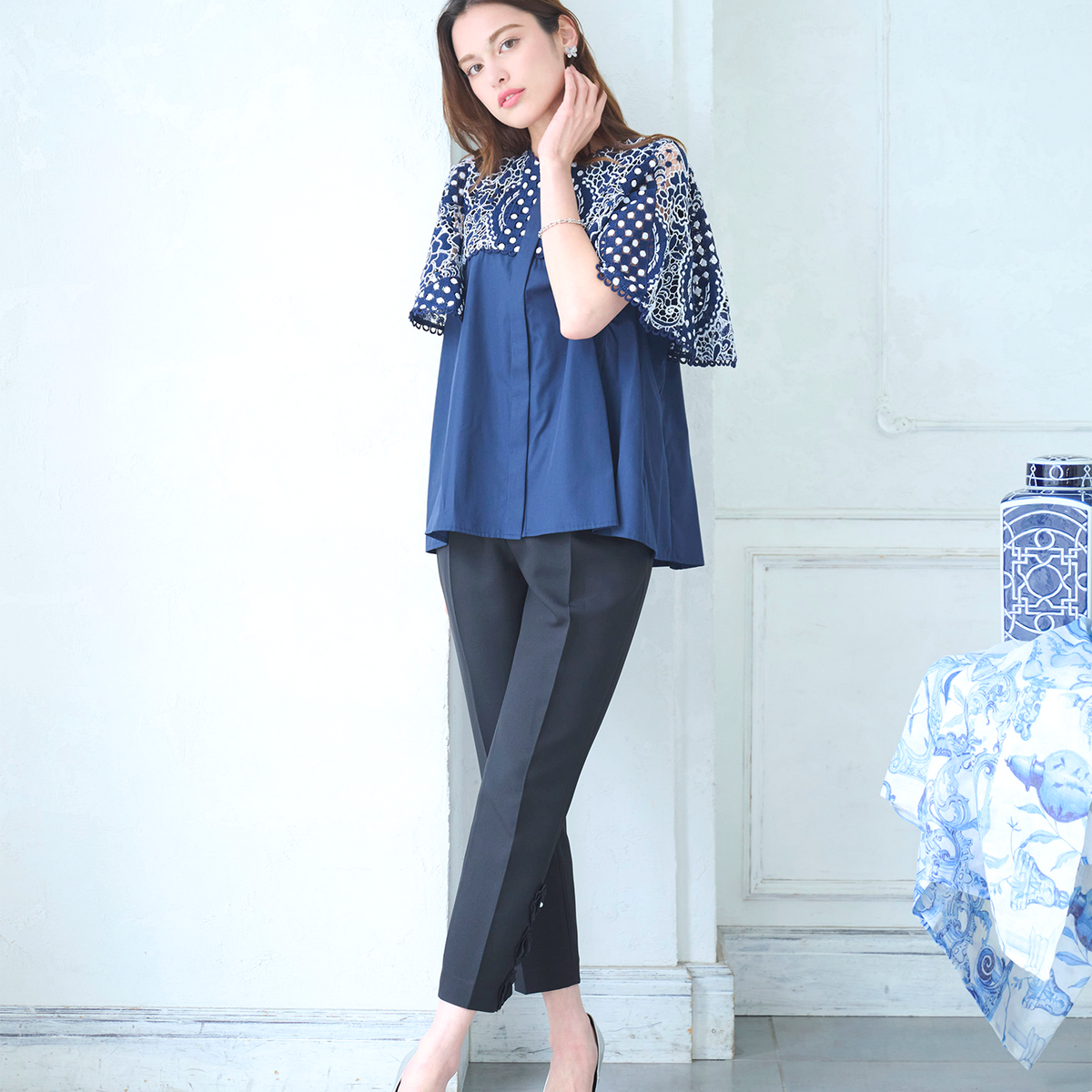 レースフラワーパンツ |【公式】Chestyオンラインショップ