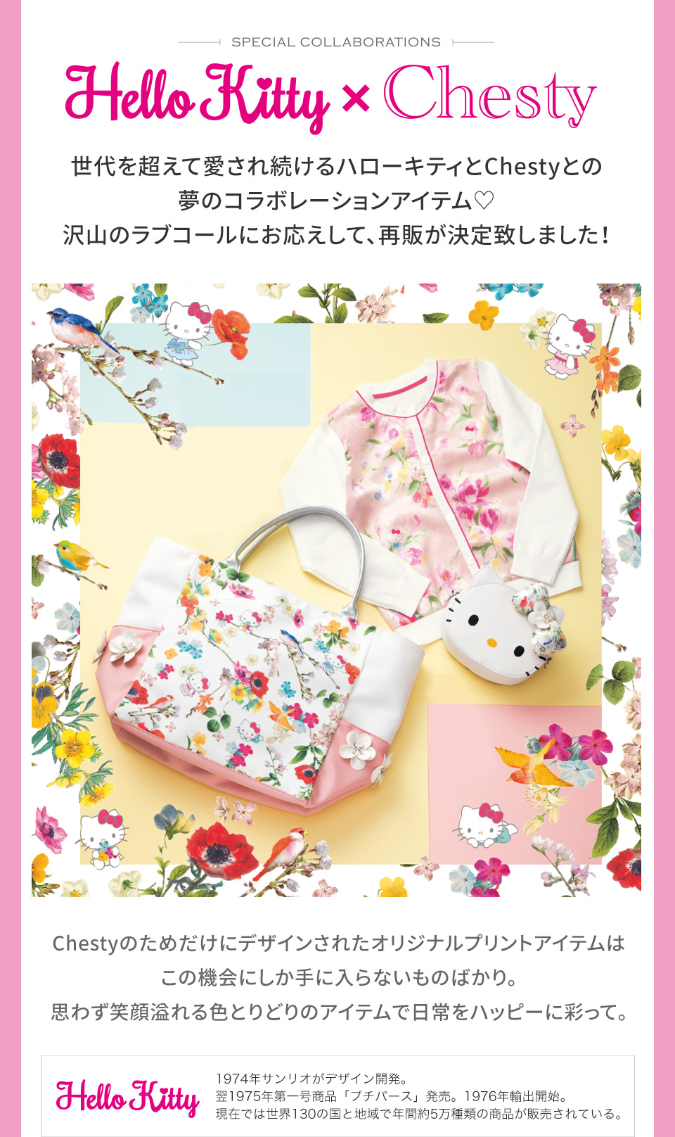 Chesty☆ Hello Kitty Tote Bag &キティー限定紙袋