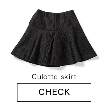 Culotte skirt CHECK