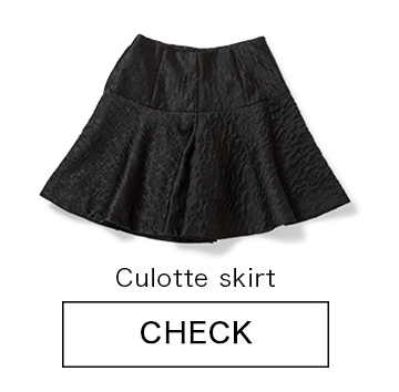 Culotte skirt CHECK