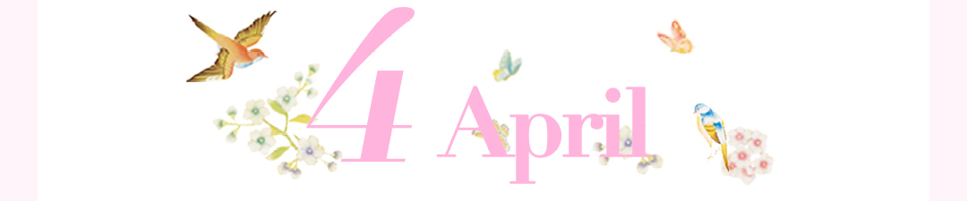 4月カレンダー／April