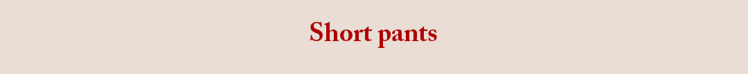 Short pants