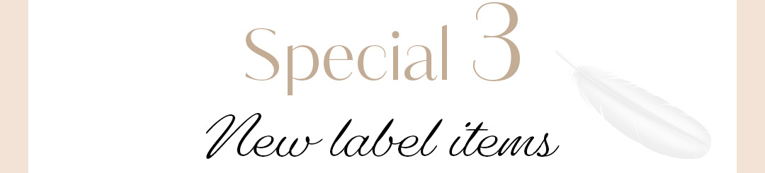 Special 3 New label items